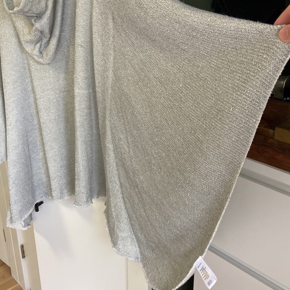 Free people grey poncho / cape - Picture 8 of 8